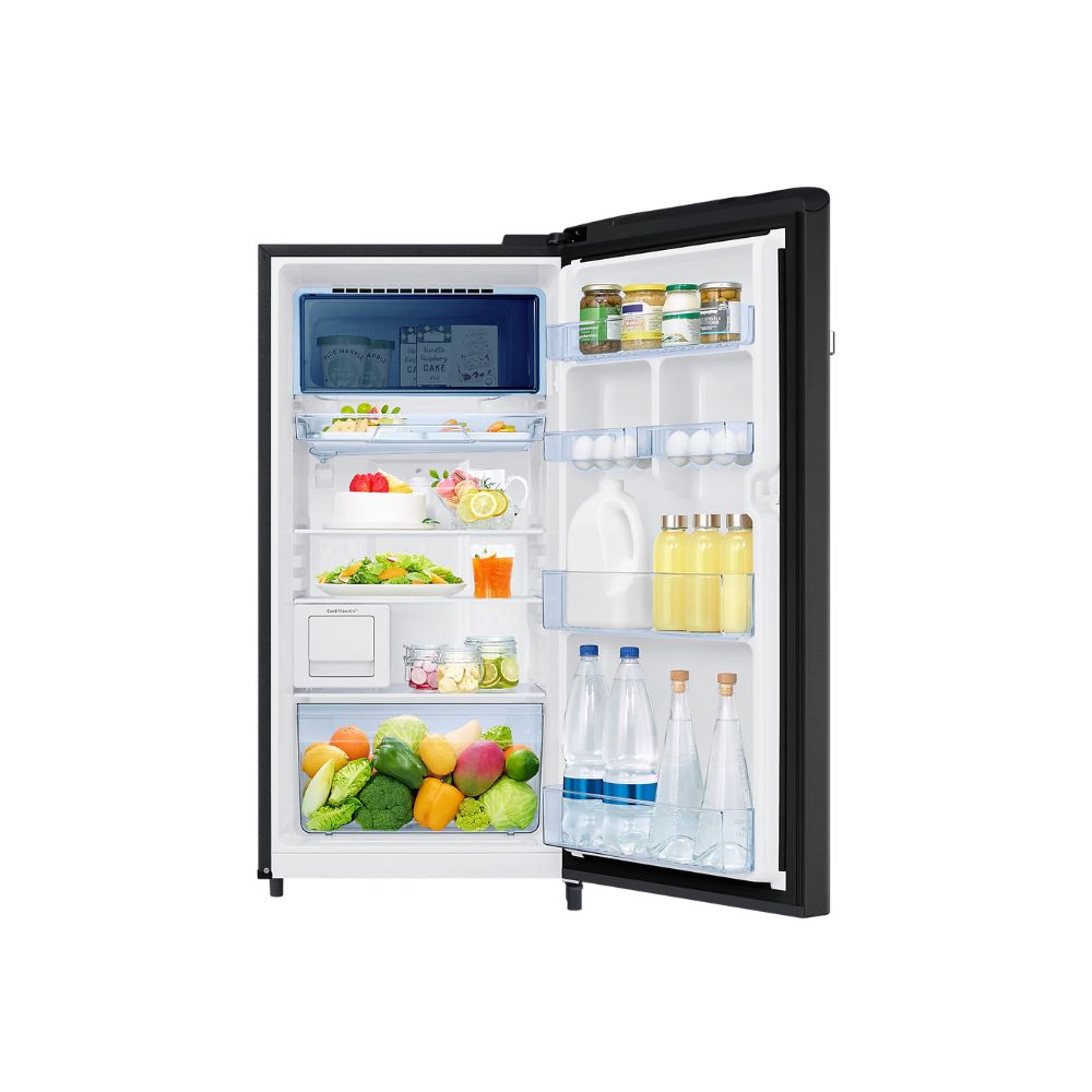 Samsung 192 L 3 Star Inverter Direct cool Single Door Refrigerator (RR21A2J2YBX/HL) Luxe Black