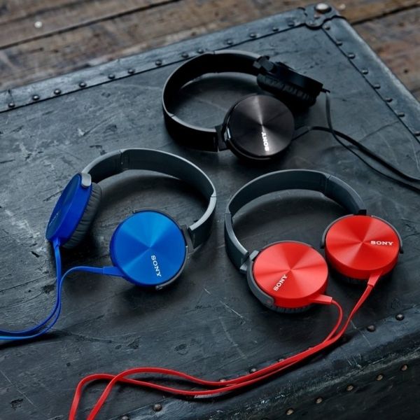 Sony MDR-XB450AP Wired Headset  (Black, On the Ear)
