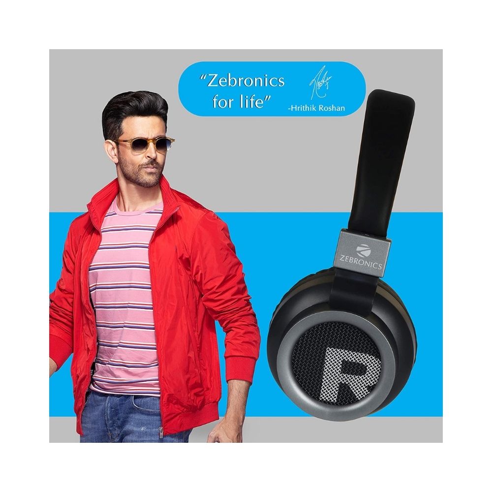 Zebronics Zeb-Bang Bluetooth Headset  (Black )