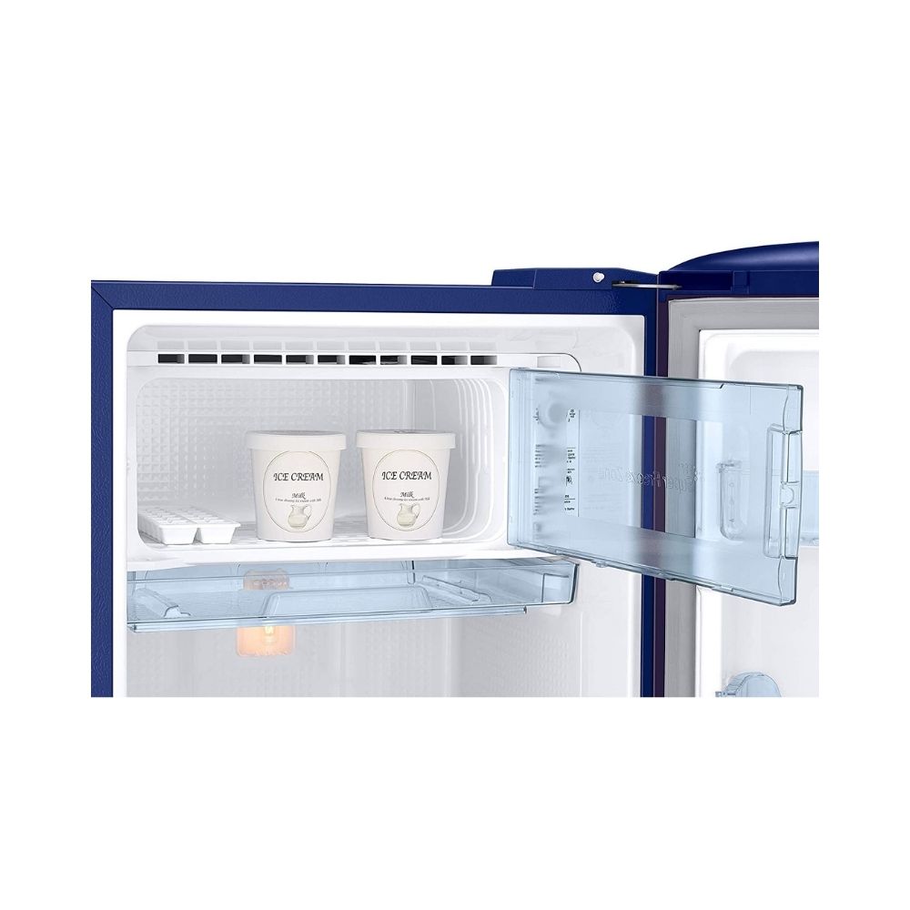 Samsung 192 L 3 Star Direct-Cool Single Door Refrigerator Pebble Blue (RR20T182YUT/HL)