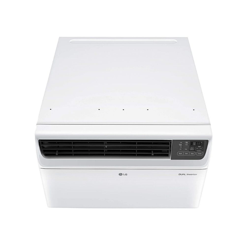 LG 1.5 Ton 4 Star DUAL Inverter Window AC (Copper, Convertible 4-in-1 cooling, PW-Q18WUXA, 2022 Model, HD Filter, White)