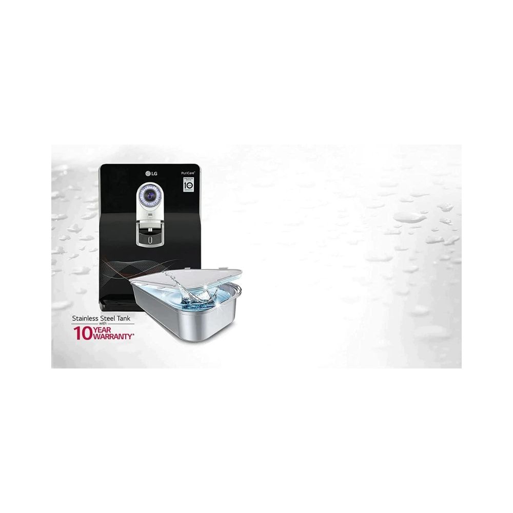 LG WW184EPB Dual Protection Airtight Stainless steel Tank with Multi Stage RO Filtration Water Purifier