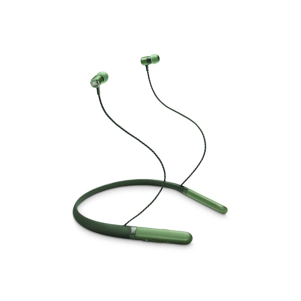 JBL LIVE200BT by Harman Wireless in Ear Neckband Headphone with Mic (Green)