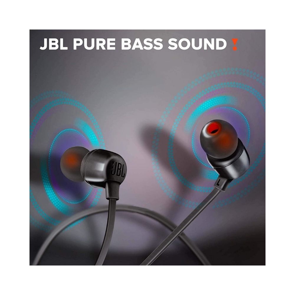 JBL Tune 165BT by Harman Wireless in Ear Neckband Headphone with Mic (Black)