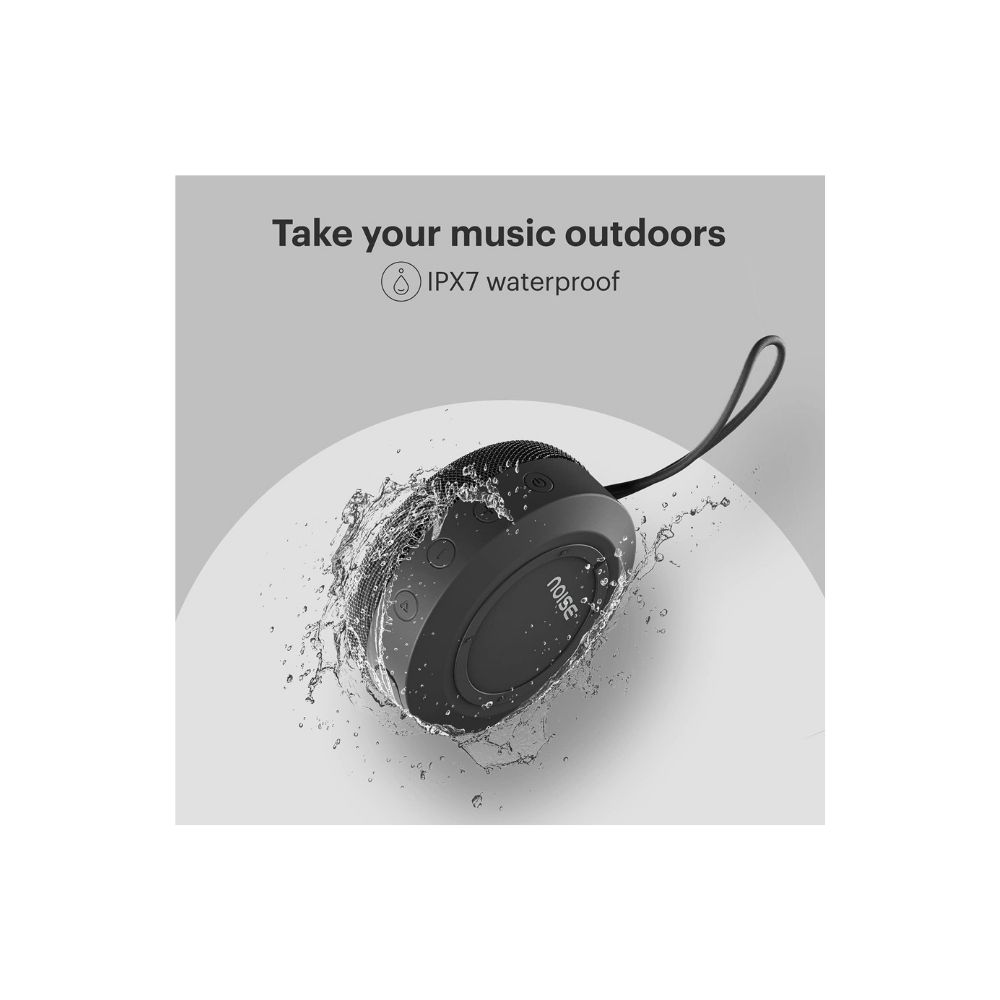 Noise Zest 5W Wireless Bluetooth Speaker, Voice Assistant with 8 hrs playtime (Coal Black)