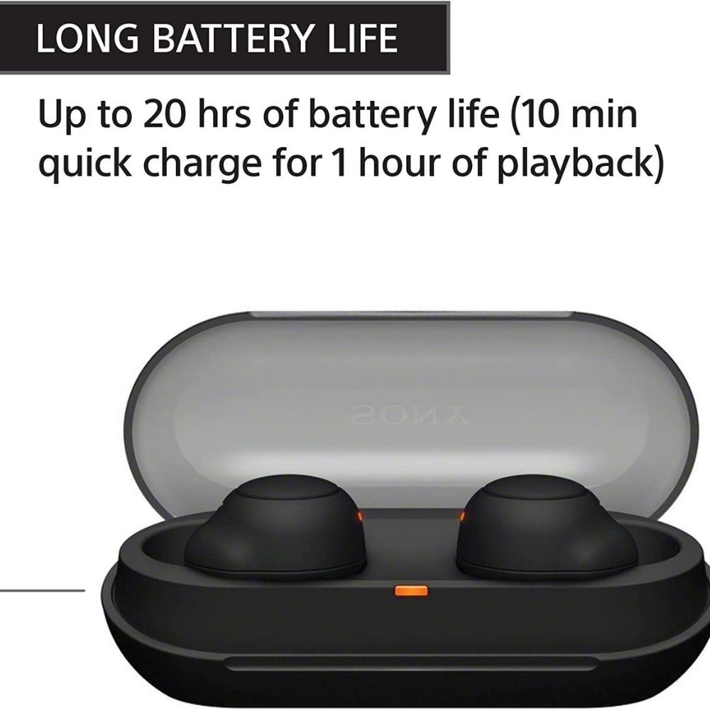 Sony WF-C500 Truly Wireless Bluetooth Earbuds (Black)
