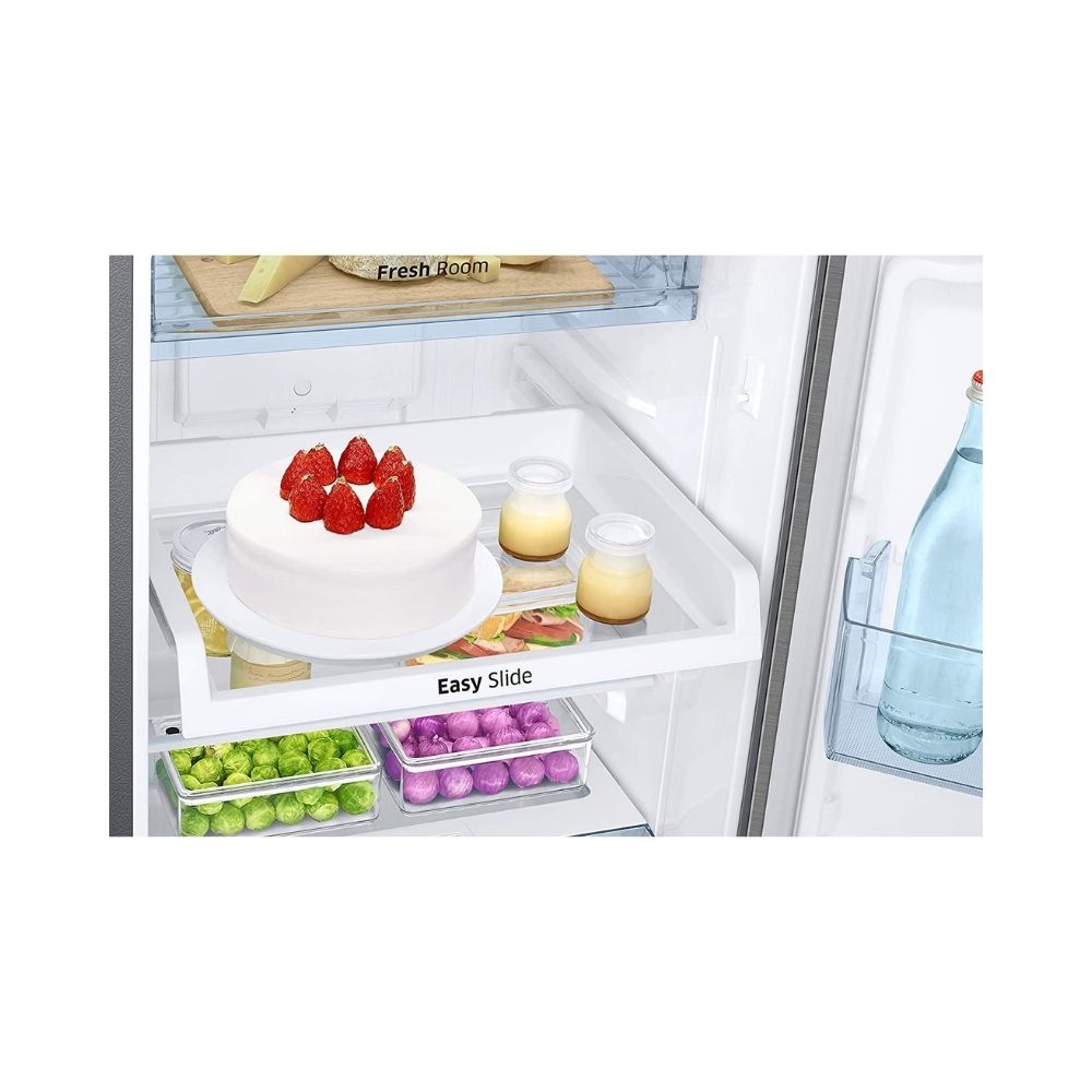 Samsung 253 L 3 Star Frost-Free Double Door Refrigerator (RT28T3453S9/HL, Refined Inox), Refined Inox(Matt Doi Metal)