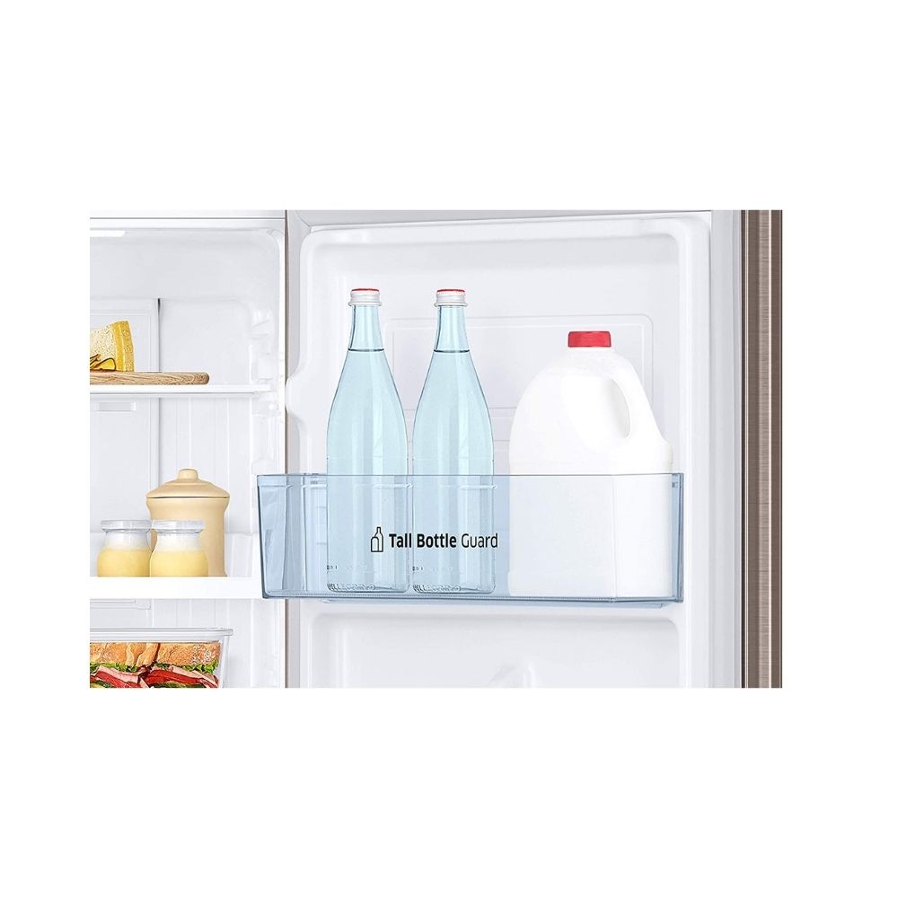 Samsung 253 L 2 Star Inverter Frost-Free Double Door Refrigerator (RT28T3722DX/HL, Luxe Brown, Convertible)
