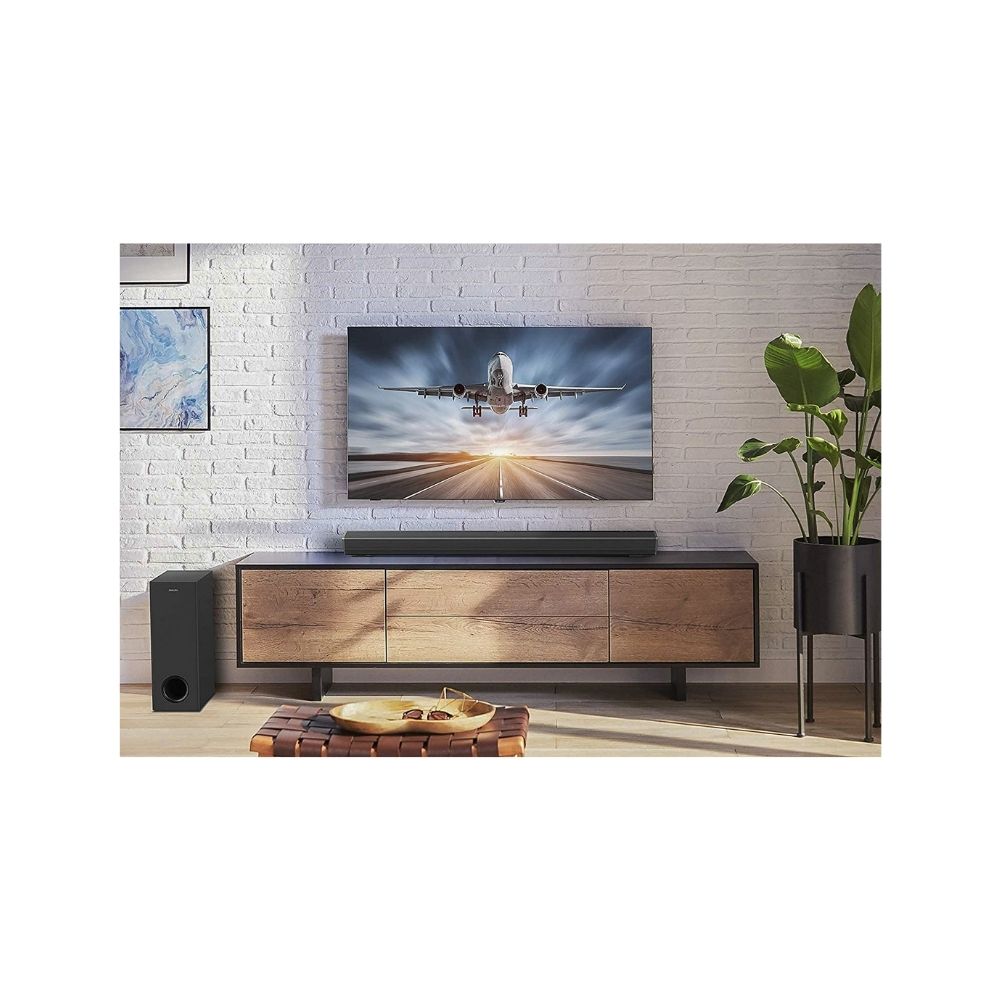Philips TAPB603/94 Dolby Atmos 320 W Bluetooth Soundbar (Black, 3.1 Channel)