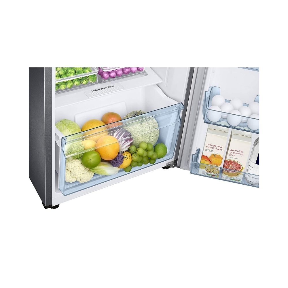 Samsung 253 L 2 Star Inverter Frost-Free Double Door Refrigerator (RT28A3032GS/HL, Gray Silver)