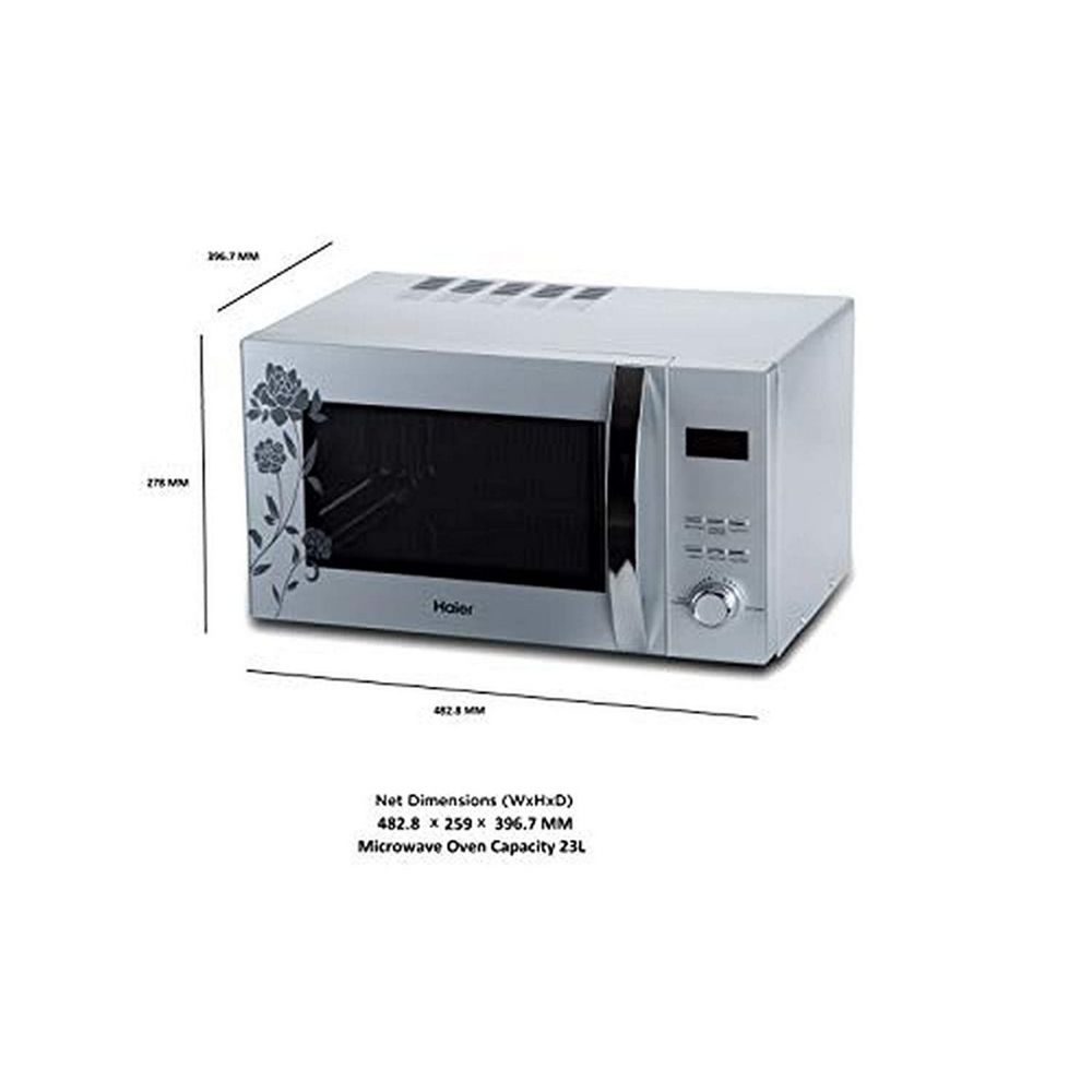 Haier 23 L Convection Microwave Oven (HIL2301CSSH, Silver)