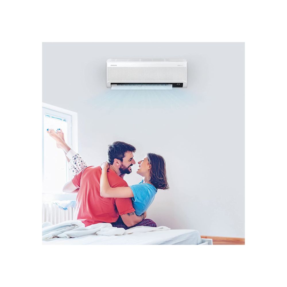Samsung 1.5 Ton 3 Star Windfree Technology, Inverter Split AC ( 5-in-1 Cooling Mode Anti Bacteria Filter, 2022 Model, AR18BY3ARWK, White)