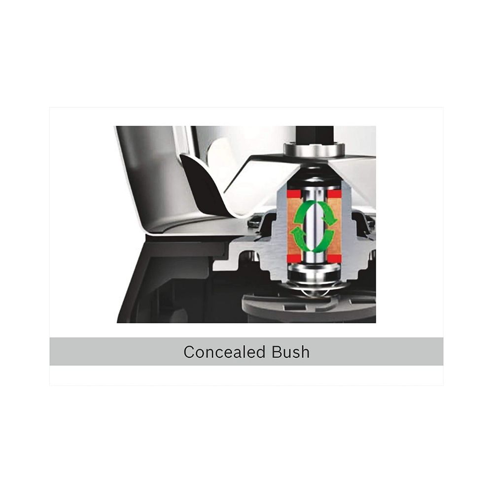 Bosch TrueMixx Pro MGM8642BIN Mixer Grinder 750 W with 4 Jars (Black)