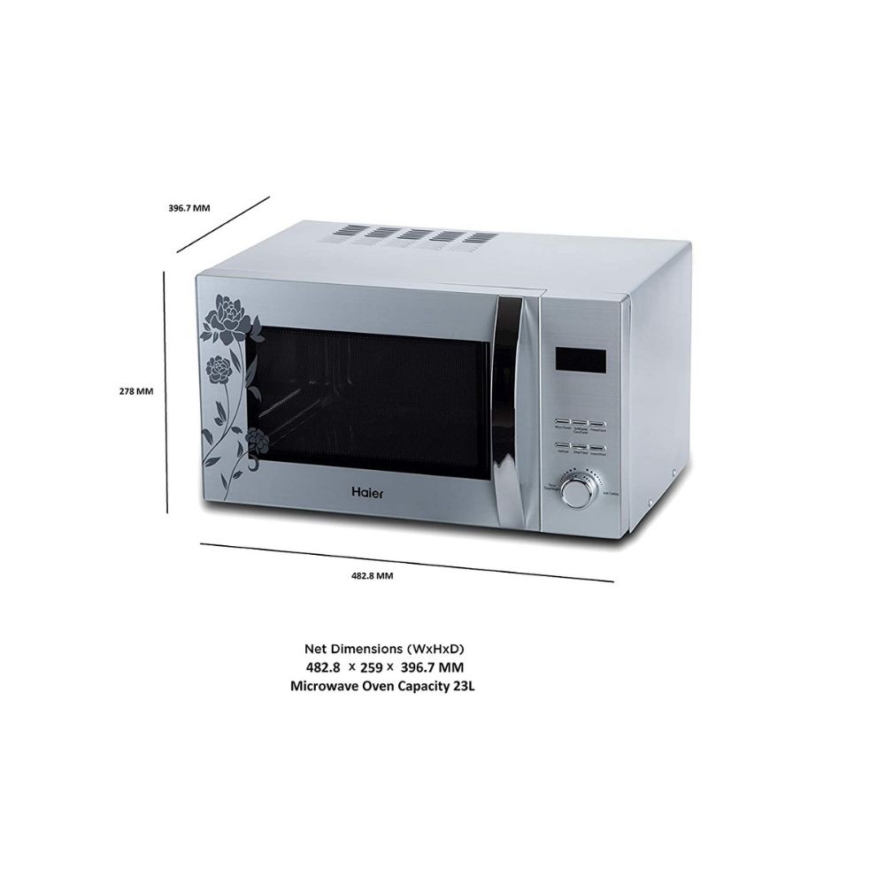 Haier 23 L Convection Microwave Oven (HIL2301CSSH, Silver)
