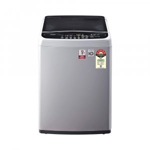 LG 6.5 Kg 5 Star Smart Inverter Fully-Automatic Top Loading Washing Machine (T65SNSF1Z, Middle Free Silver, TurboDrum)