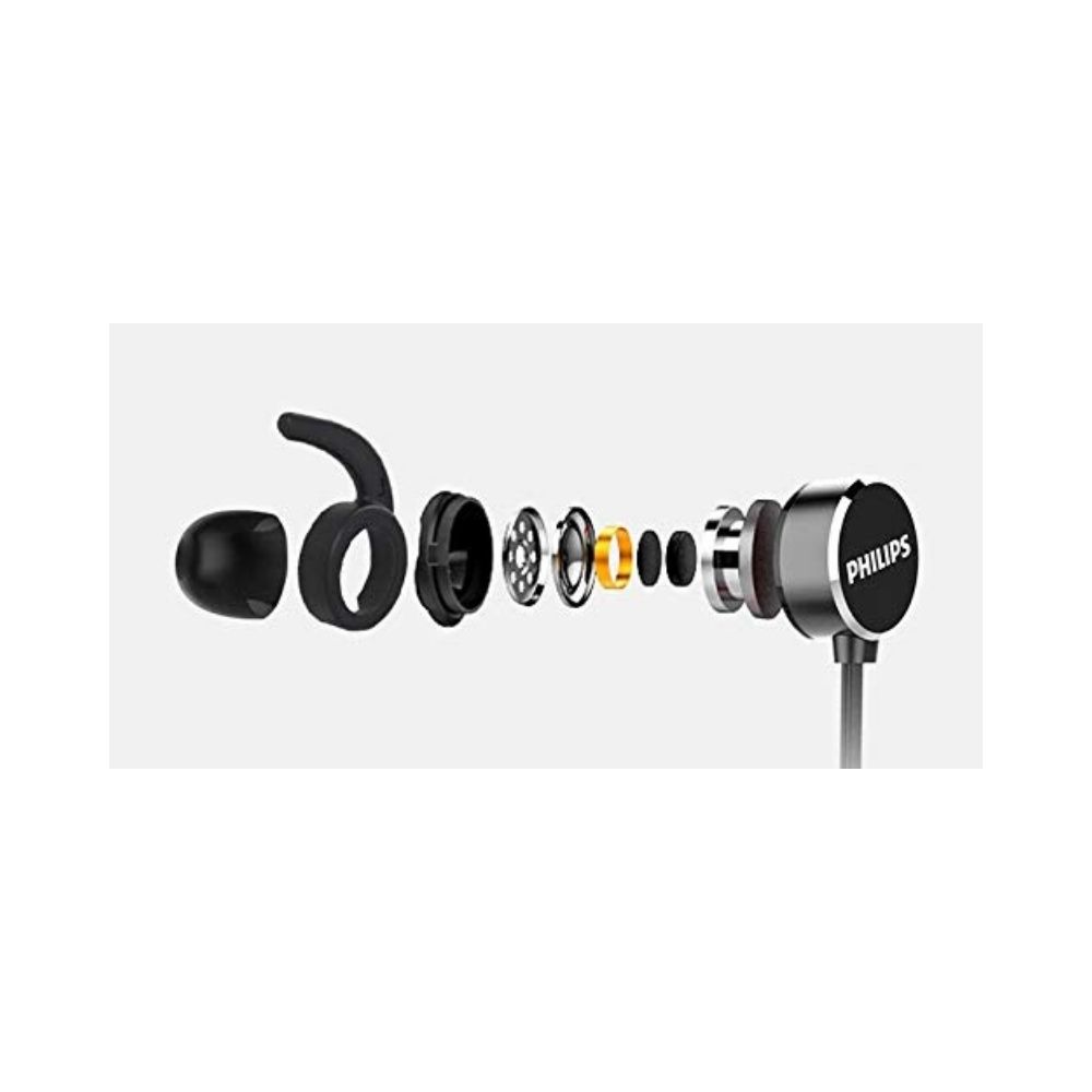 Philips UpBeat Bluetooth Wireless in Ear Earbuds with Mic (Black)