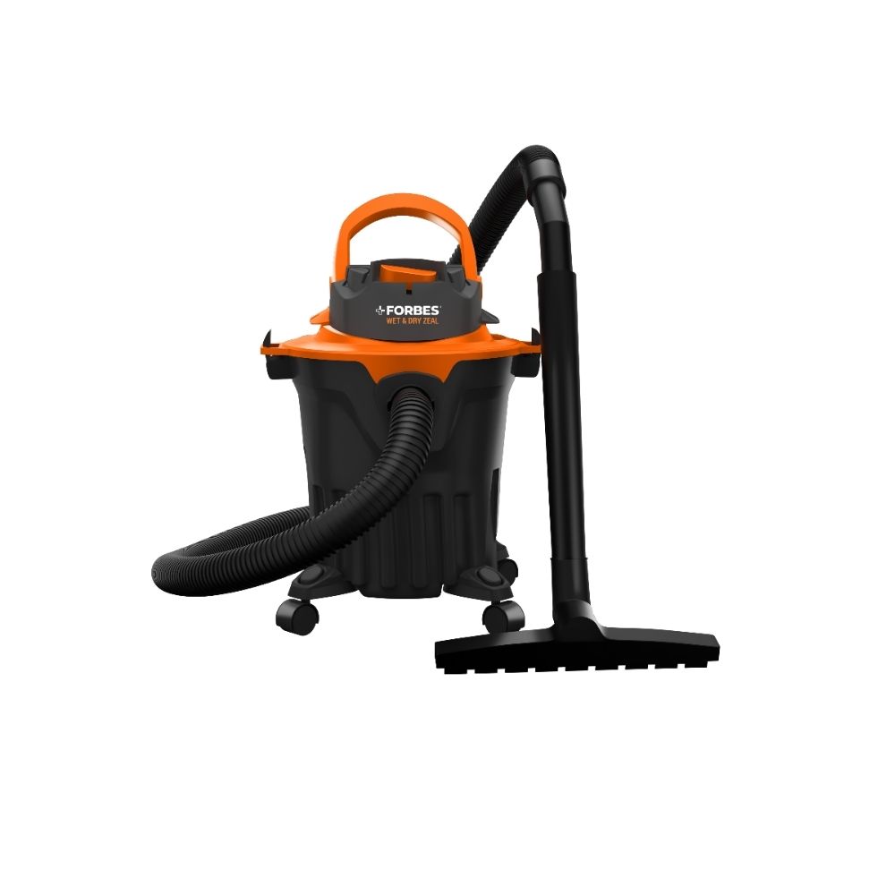 Eureka Forbes Zeal Wet & Dry Vacuum Cleaner with Reusable Dust Bag (Black, Orange)