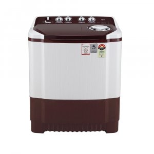 LG P8035SRAZ 8 kg Semi Automatic Washing Machine, Burgabdy red (P8035SRAZ)