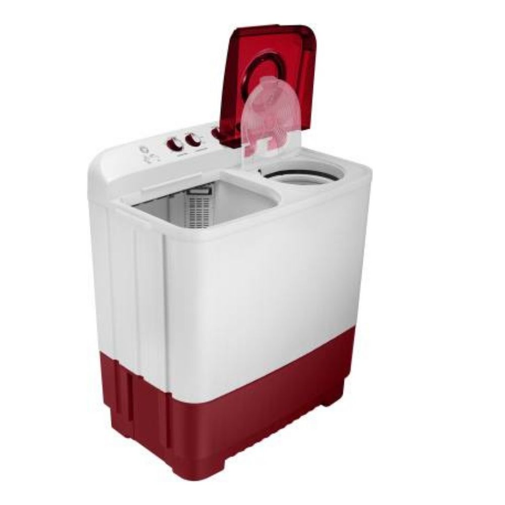 Samsung 9.5 kg Semi Automatic Top Load Red, White  (WT95A4200RR/TL)