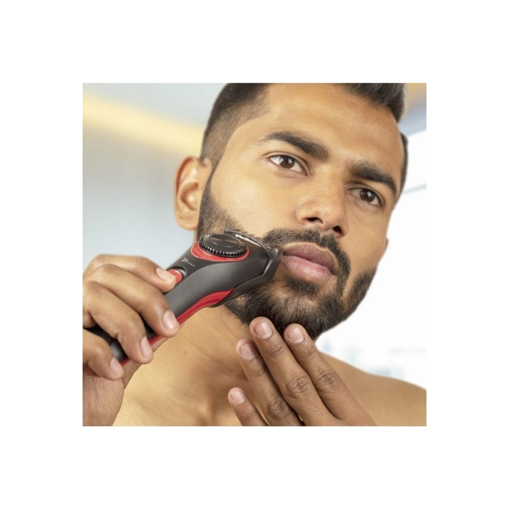 Syska UltraTrim HT700 Beard Trimmer (Black and Red)