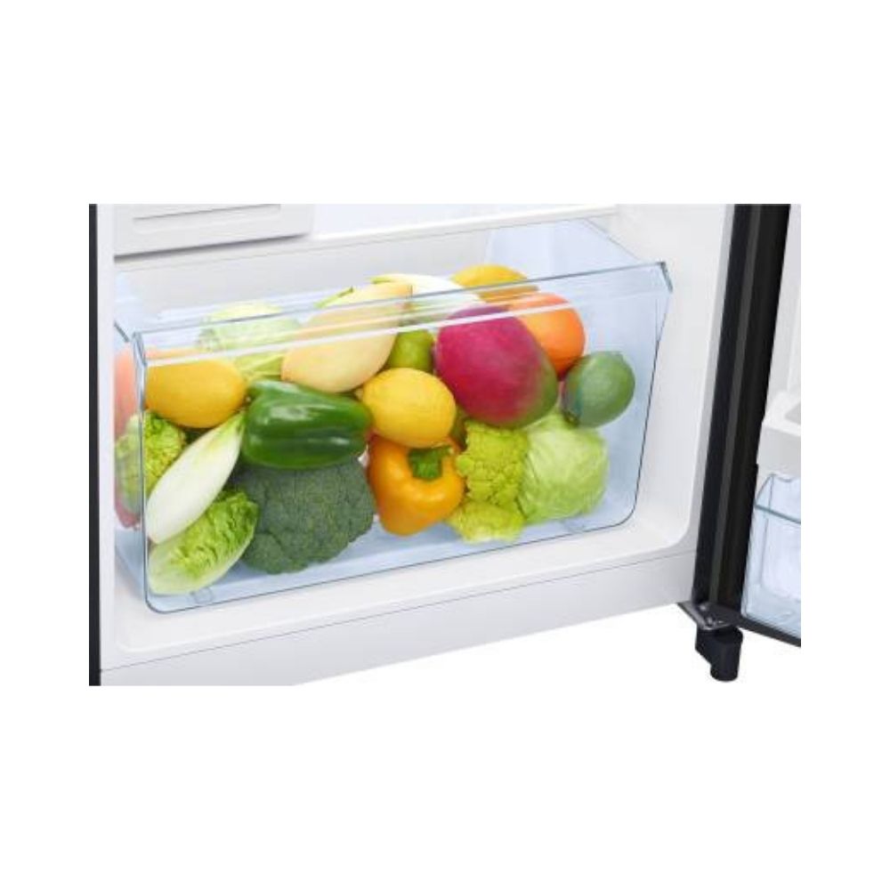 Samsung 220 L Direct Cool Single Door 3 Star Refrigerator  (Luxe Black, RR23A2J3YBX/HL)