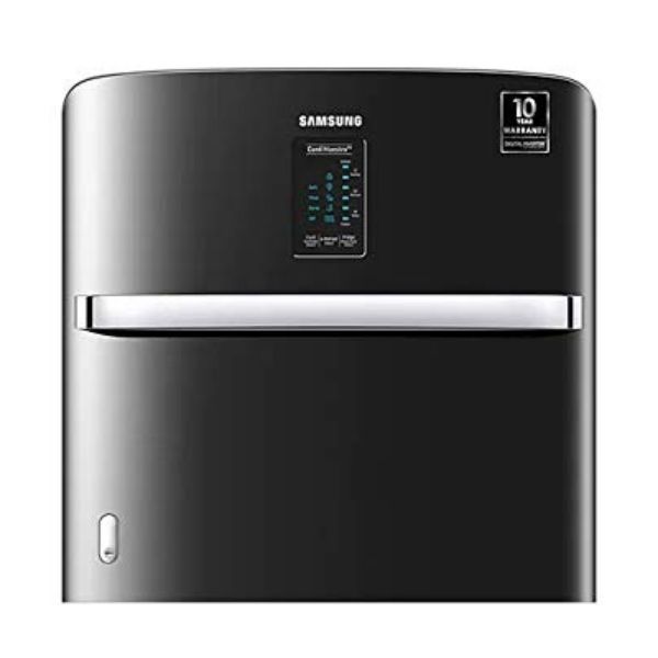 Samsung 220 L 3 Star Inverter Direct cool Single Door Refrigerator (RR23A2K3YBX/HL, Digi-Touch Cool, Curd Maestro, Base Stand with Drawer, Luxe black)