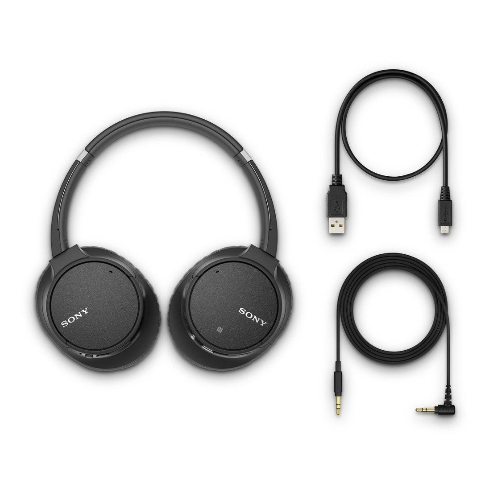 Sony WH-CH700 Wireless Bluetooth Over the Ear Headphone with Mic (Black)