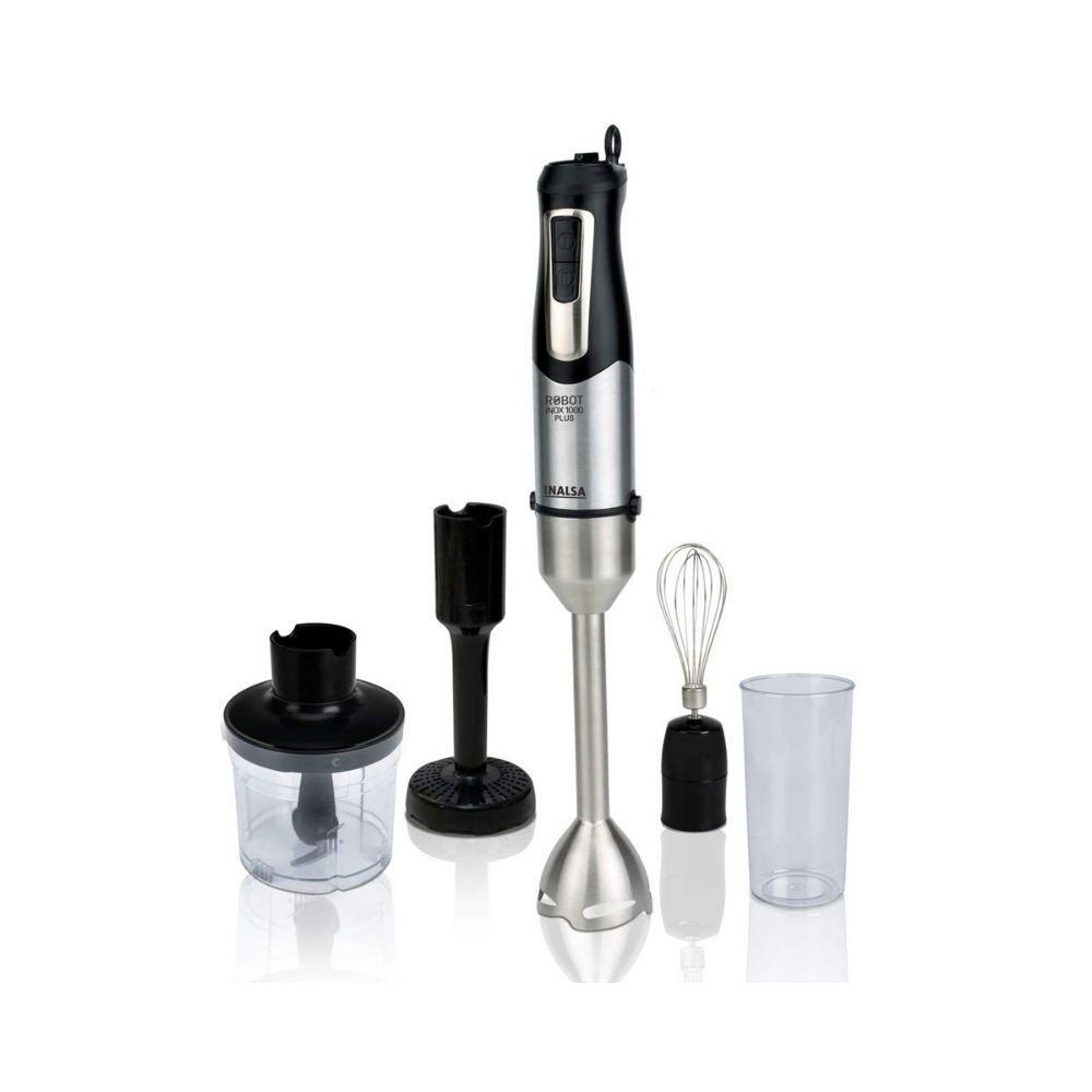 Inalsa Hand Blender Robot INOX 1000 Plus-1000 Watt