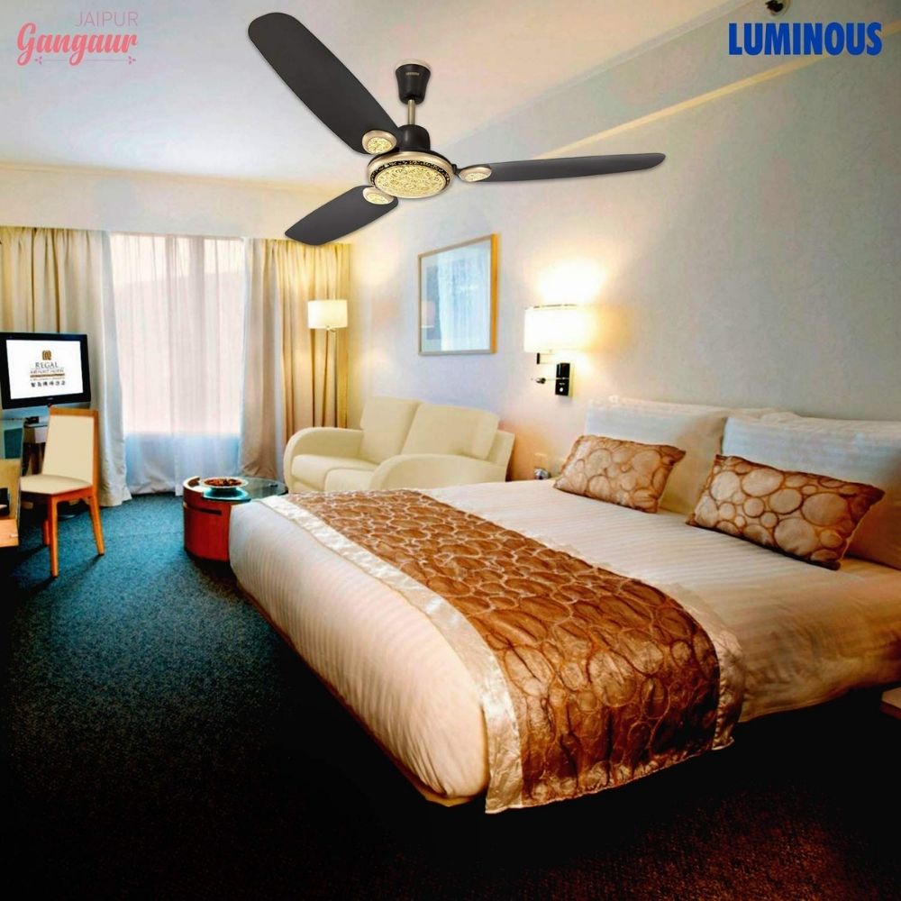 Luminous Jaipur Sanganeri 1200mm Ceiling Fan (Andhi Grey)