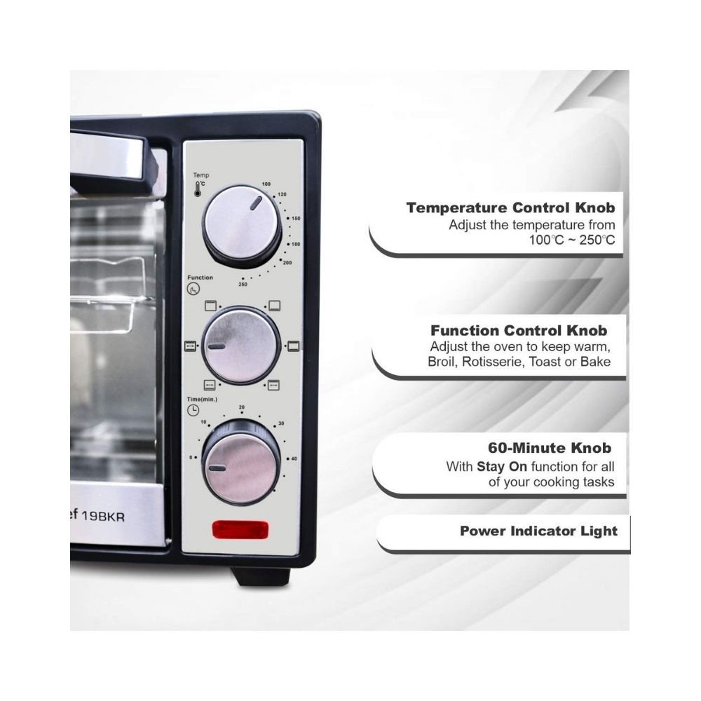 Inalsa Master Chef 19 BKR OTG-1300W