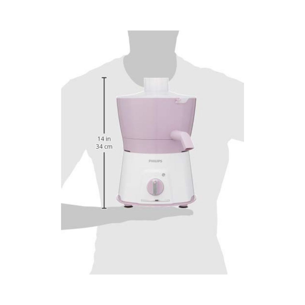 Philips HL7578/00 Viva Collection 600 W Juicer Mixer Grinder (3 Jars, Pink, White)
