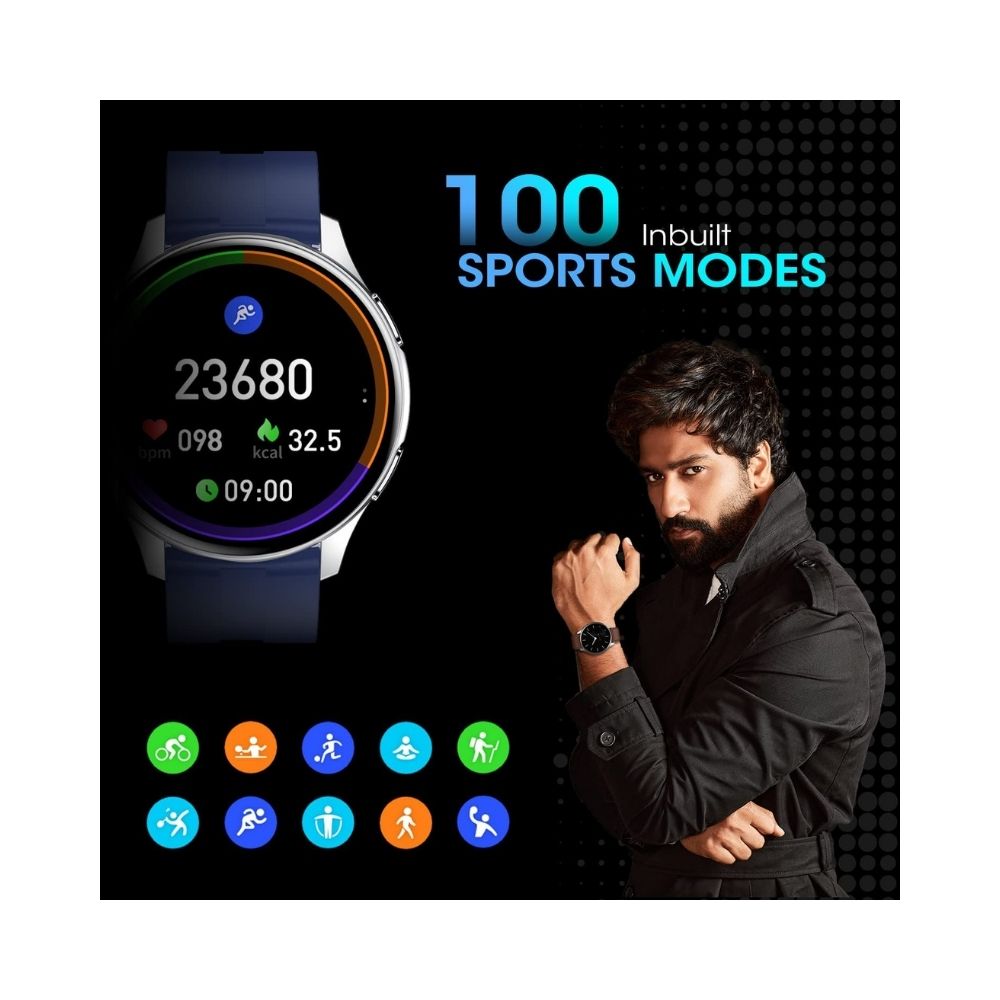 Fire-Boltt Invincible 1.39 AMOLED 454x454 Bluetooth Calling Smartwatch (BSW020)