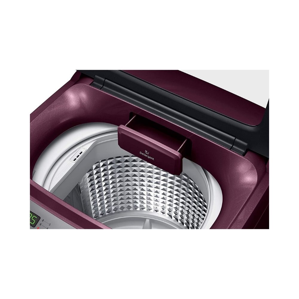 Samsung 7.5 Kg Fully-Automatic Top Loading Washing Machine (WA75A4022FF/TL, Plum, Wobble technology)