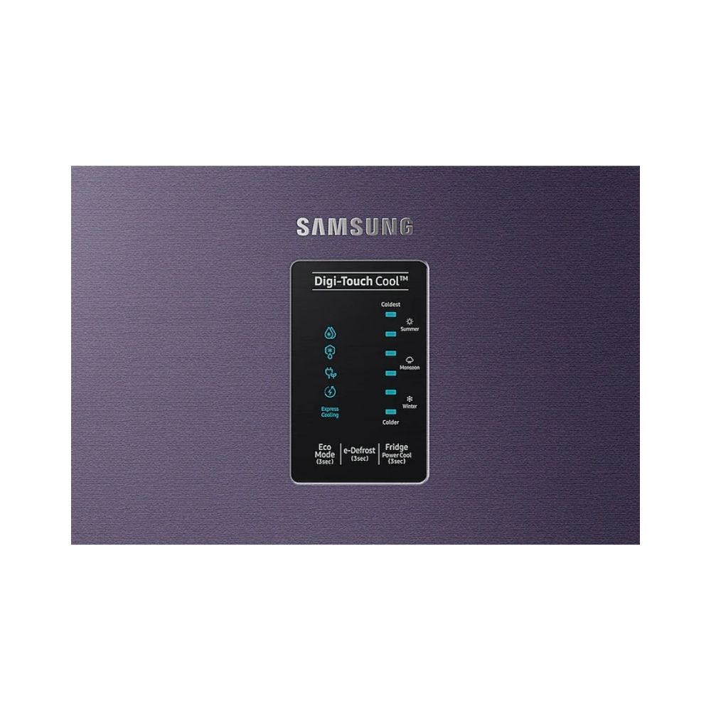 Samsung 225 L Direct Cool Single Door 4 Star Refrigerator with Base Drawer (Mint Blue, RR23A2F3XUT/HL)