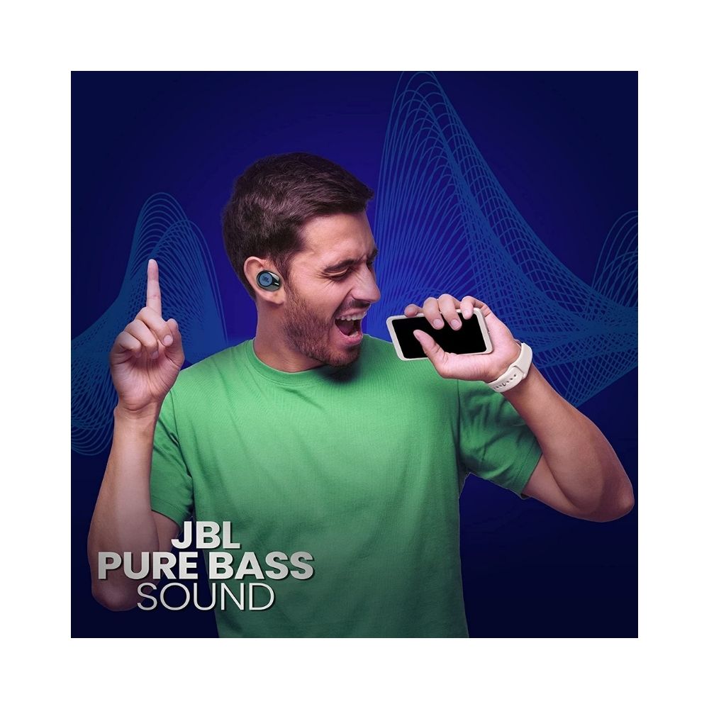 JBL Tune 125TWS Bluetooth Earbuds  (Blue)