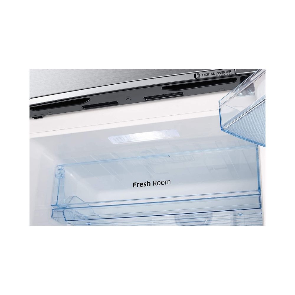Samsung 314 L 2 Star Inverter Frost Free Double Door Refrigerator(RT34A4632S9/HL,Refined Inox)