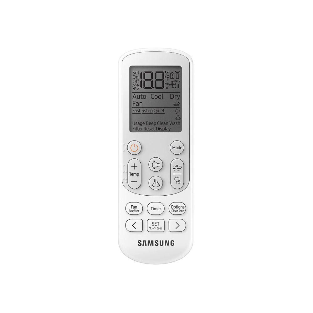 Samsung 1.5 Ton 3 Star Windfree Technology, Inverter Split AC ( 5-in-1 Cooling Mode Anti Bacteria Filter, 2022 Model, AR18BY3ARWK, White)