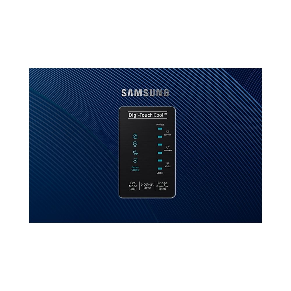 Samsung 225 L 4 Star Direct Cool Single Door Refrigerator Rythmic Twirl Blue (RR23A2E3X4U/HL)