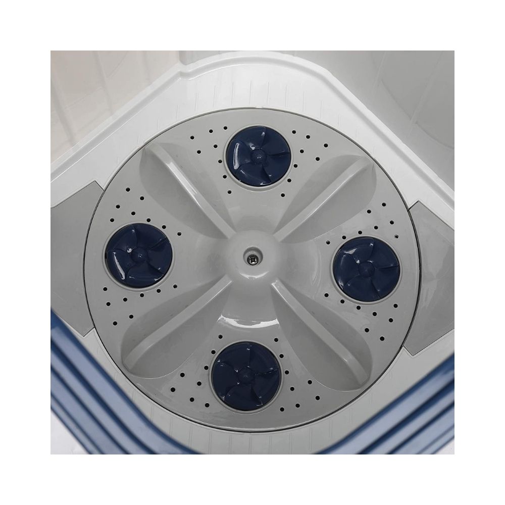 Voltas Beko 8.5 kg Semi-Automatic Top Loading Washing Machine, 2 Casette Filter (WTT85DBLT, Sky Blue)