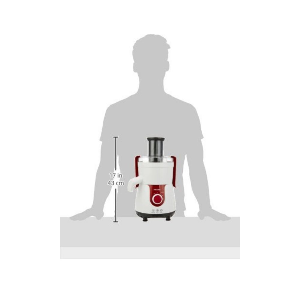 Philips HL7715/00 HL 7715 700 W Juicer Mixer Grinder (3 Jars, Red)