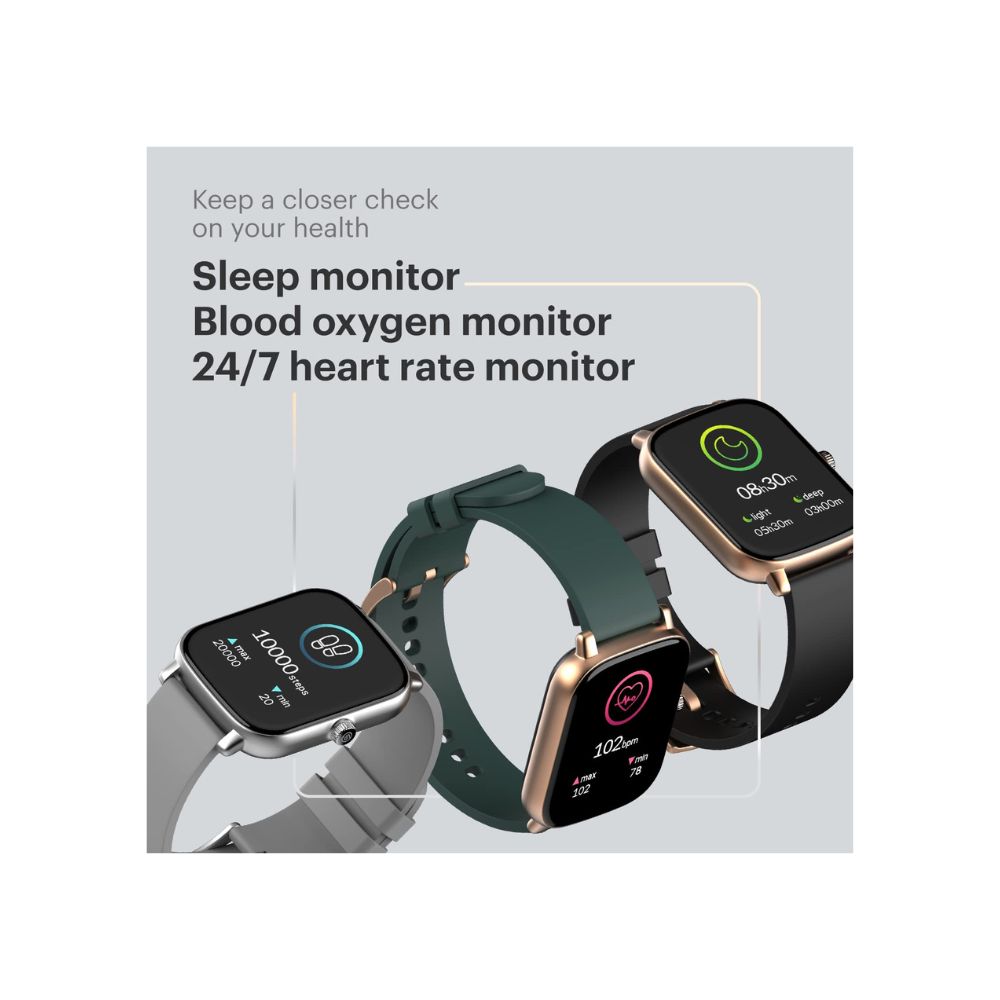 Noise ColorFit Icon Buzz Bluetooth Calling Smart Watch (Grey)