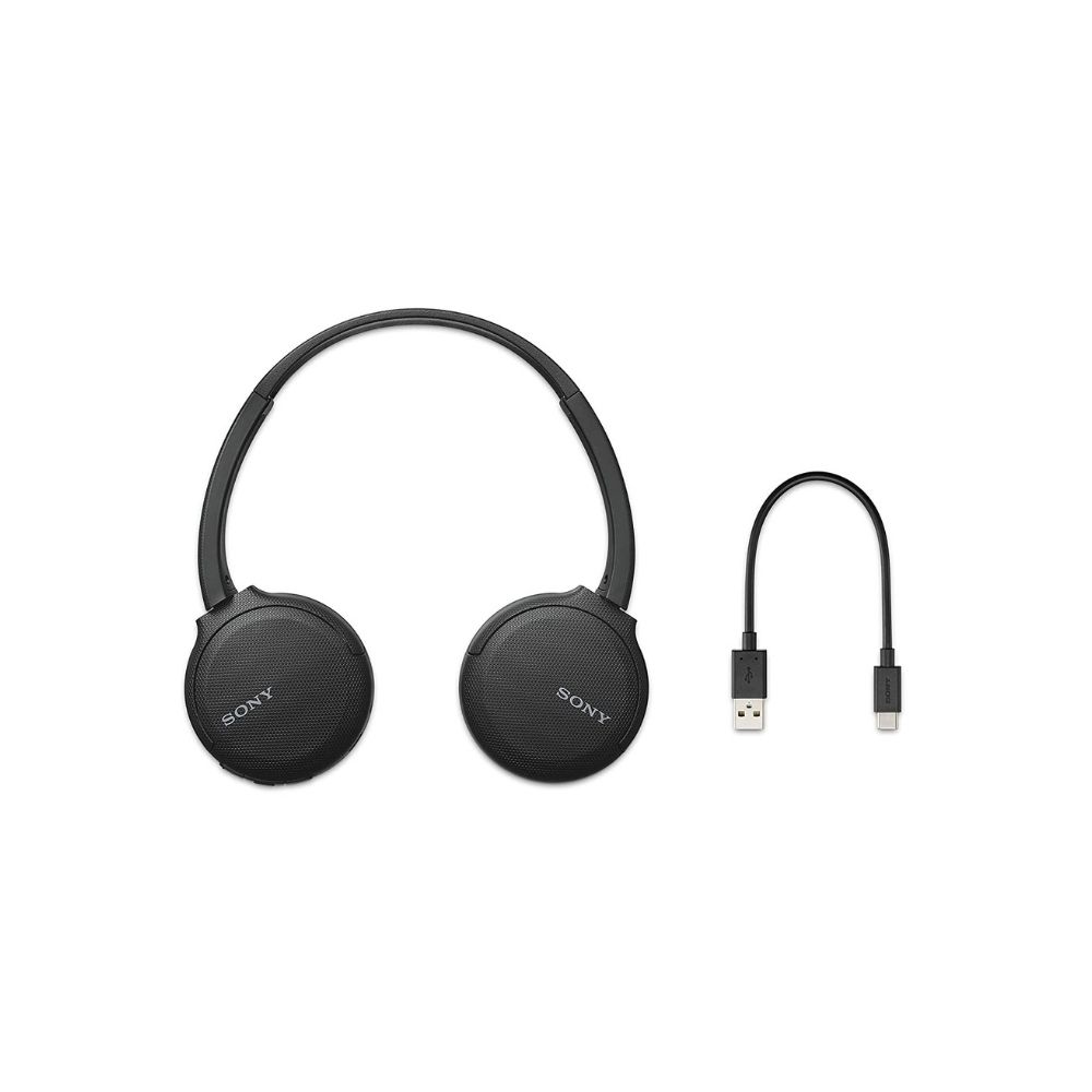 Sony WH-CH510 Bluetooth Wireless On Ear Headphones with Mic (Black)