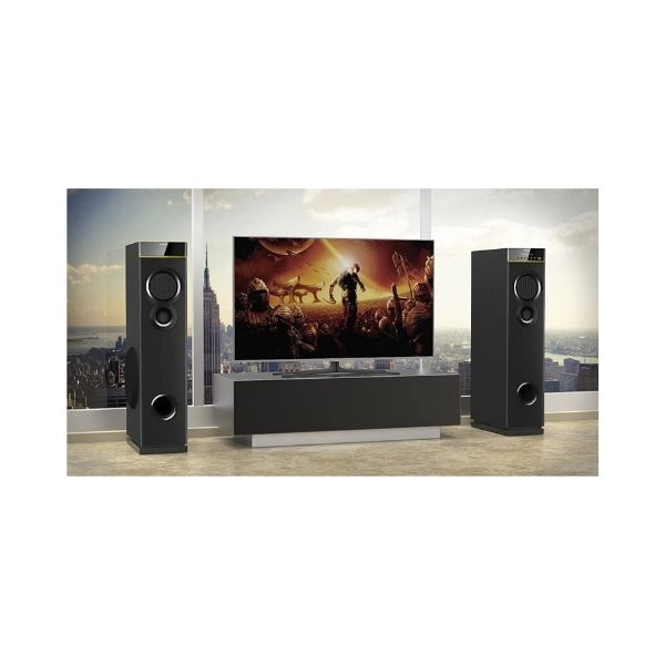 Philips SPA9080B/94 80 W Bluetooth Tower Speaker  (Black, 2.0 Channel)
