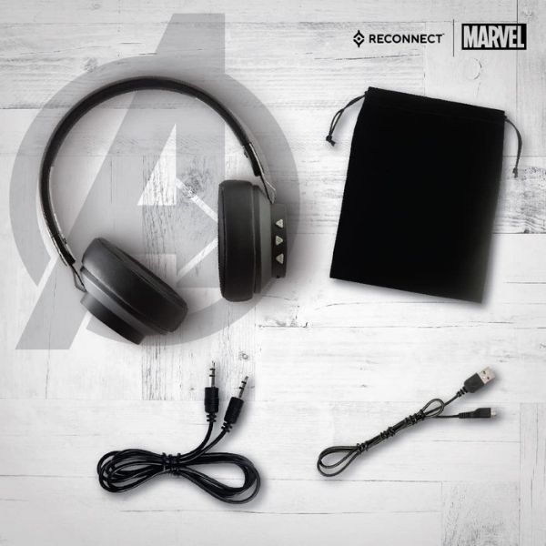 Reconnect Marvel Avengers Wireless Over Ear Metallic Headphone