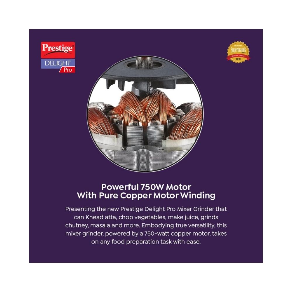 Prestige Delight Pro 750W Mixer Grinder