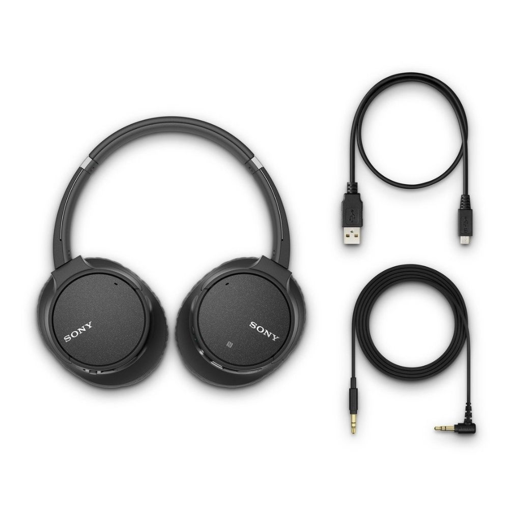 Sony WH-CH700N Wireless Bluetooth Over the Ear Headphone with Mic (Black)