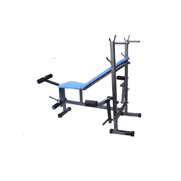 8 in 1 Steel Multipurpose Decline Adjustable Exercise Bench- black