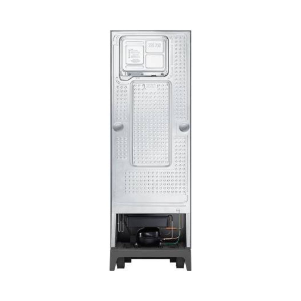 Samsung 244 L Frost Free Double Door 2 Star Refrigerator  (Ez Clean Steel(Silver), RT28A3C22SL/HL)