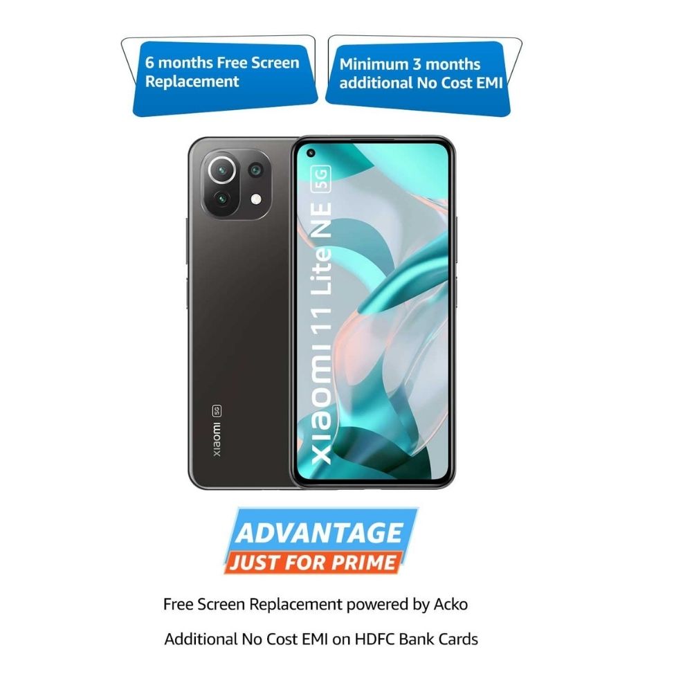 Xiaomi 11 Lite NE 5G  6GB RAM 128 GB Storage (Vinyl Black)