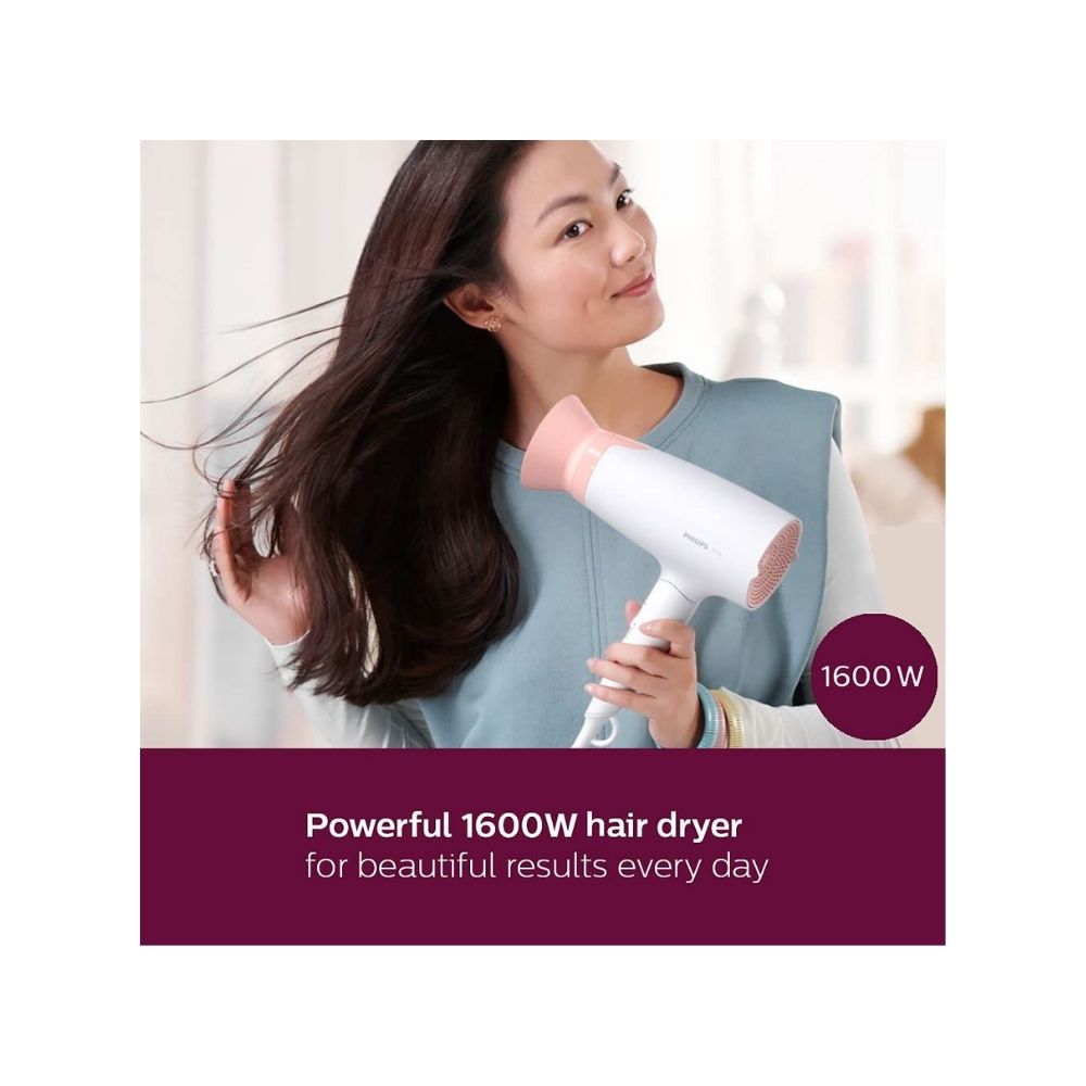 PHILIPS BHD308/30 Hair Dryer (1600 W, White)